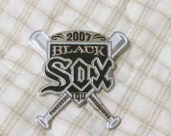 Baseball Pin, 2007 USSSA Specialty Baseball Sports Memorabilia, Team Black Sox 10 and under, Pontotoc, Mississippi, Craft Supply