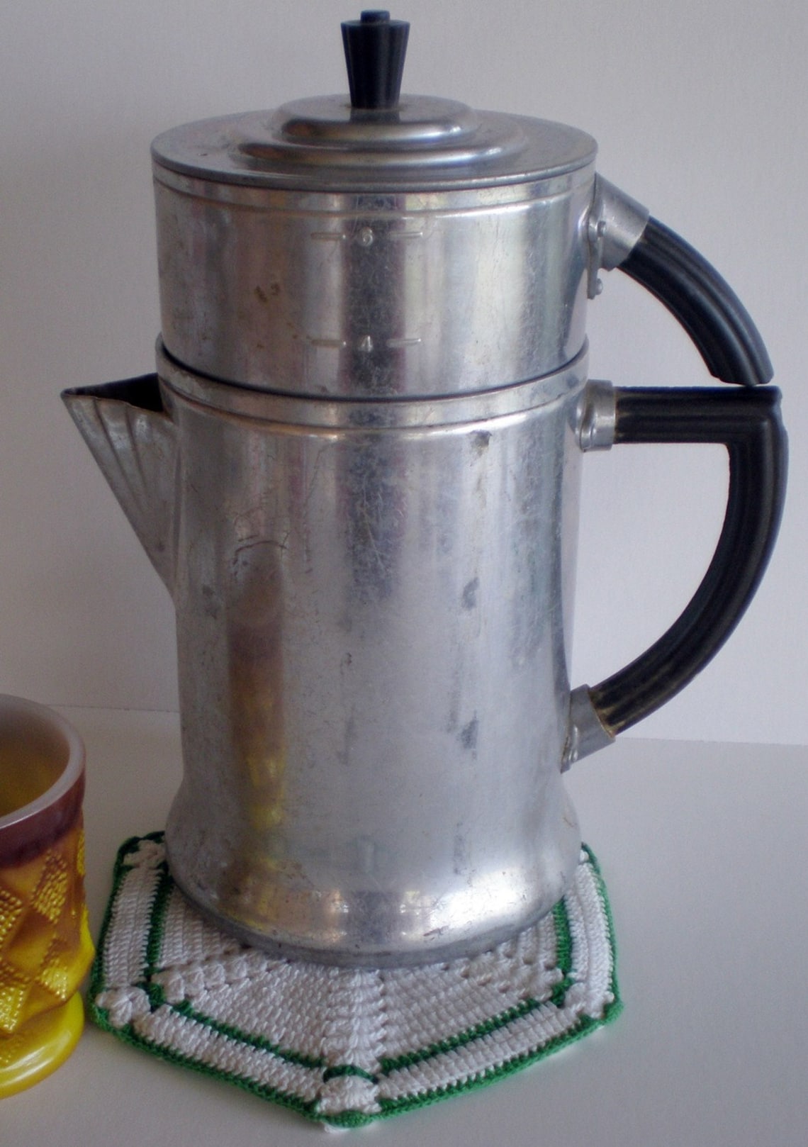 Wear Ever 956 Drip Coffee Pot Aluminum 1950s Vintage Etsy