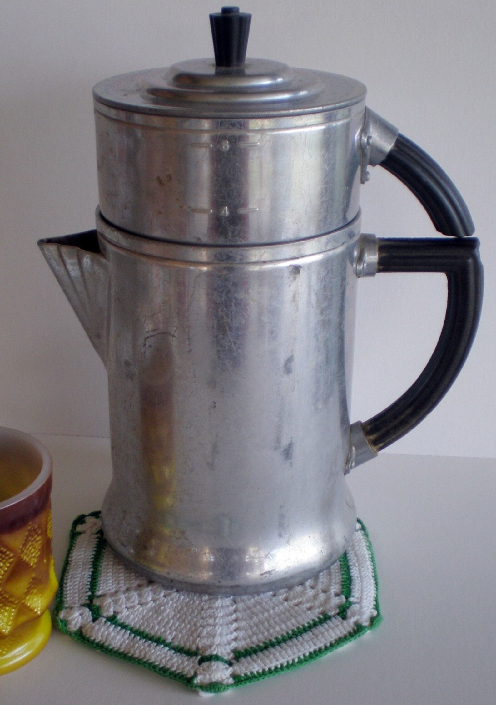 Wear Ever 956 Drip Coffee Pot Aluminum 1950s Vintage Etsy