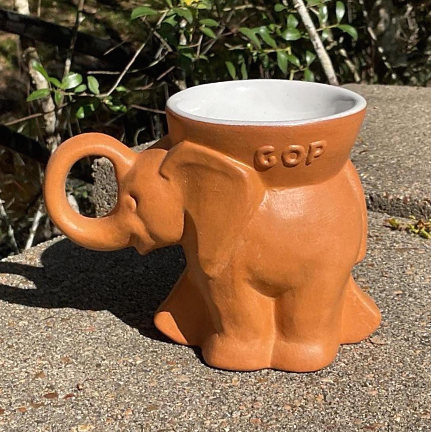 Mug à café/thé en céramique éléphant républicain FRANKOMA