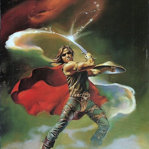 Boris Vallejo Book Page Print, 1 Page,  Vintage Science Fiction Fantasy Wall Art Print, Ready to Frame