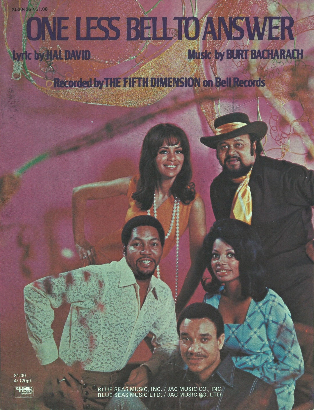 Marilyn Mccoo One Less Bell To Answer Music Sheet, the Fifth Dimension Music Sheets, One Less Bell to Answer