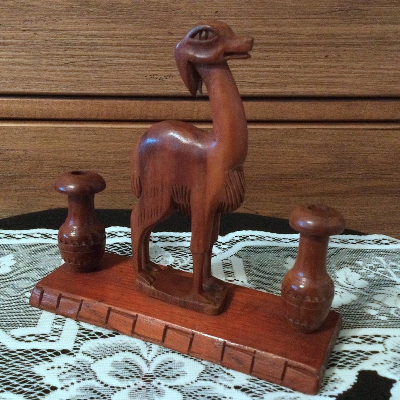 Incense Burner Unusual Quirky Carved Solid Wood Mythical Etsy