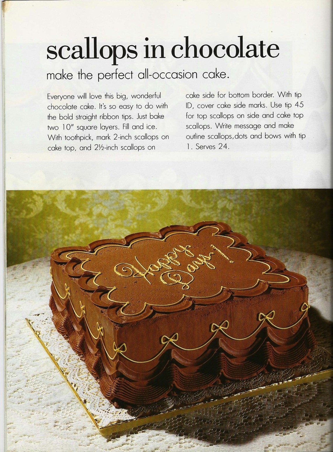 Vintage Wilton Cake Decorating Tips Book Wedding Cake Etsy