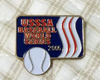 Baseball Pin, 2006 USSSA Specialty Baseball World Series, Sports Memorabilia, Craft Supply