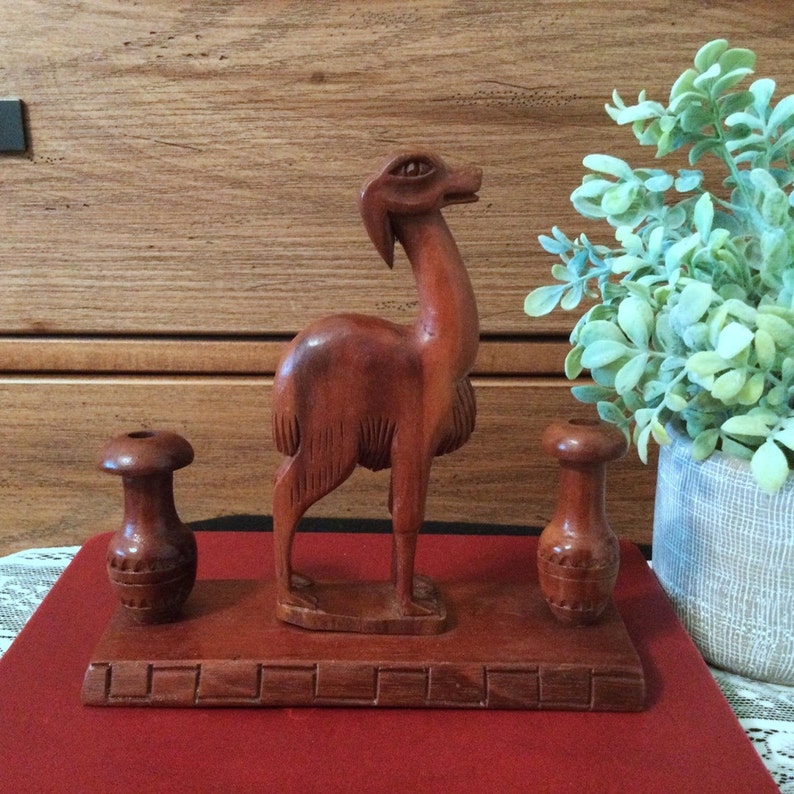 Incense Burner Unusual Quirky Carved Solid Wood Mythical Etsy