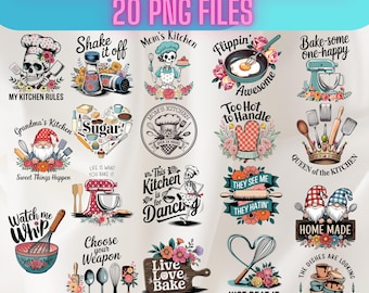 Vintage Kitchen Sublimation Bundle, Vintage Kitchen Png Bundle, Baking Png, Kitchen Quotes, Cooking Clipart, Kitchen Designs, Digital Files