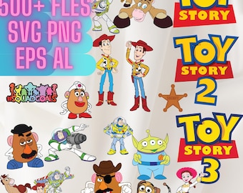Toy Story SVG Bundle, Woody, Buzz Lightyear, Cricut Files