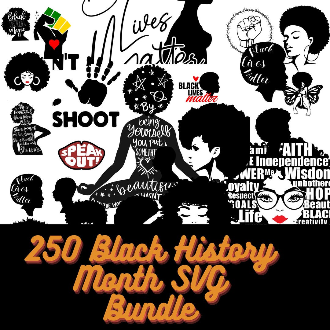 Afro Woman Svg, African American Svg, Afro Queen Svg, Afro Svg for ...