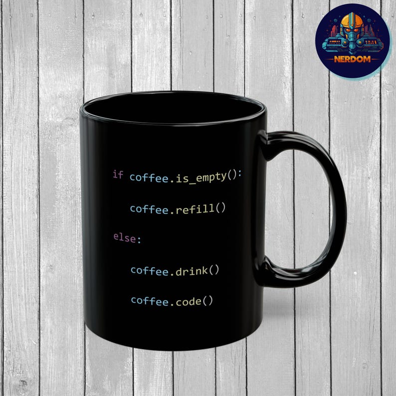 Programmer Mug, Coding Coffee Mug, Programmer Gift, Developer Gift, Python Coding Mug, Computer Science, Coder Gift, Coding Mug, Coffee Cup image 7