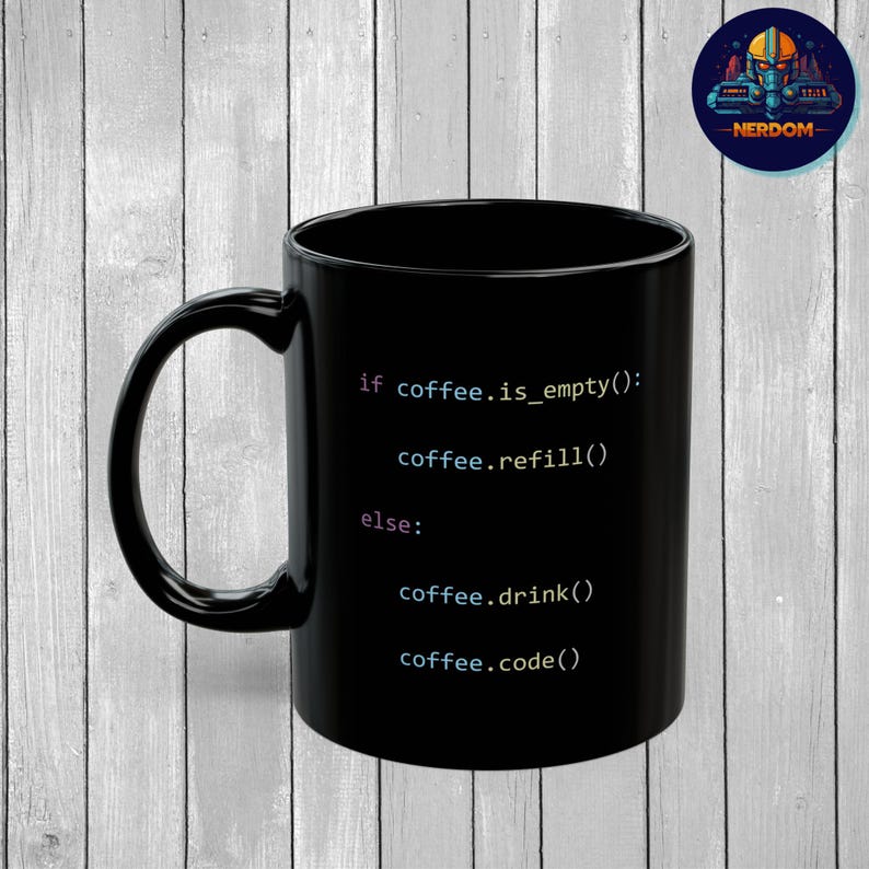 Programmer Mug, Coding Coffee Mug, Programmer Gift, Developer Gift, Python Coding Mug, Computer Science, Coder Gift, Coding Mug, Coffee Cup image 5