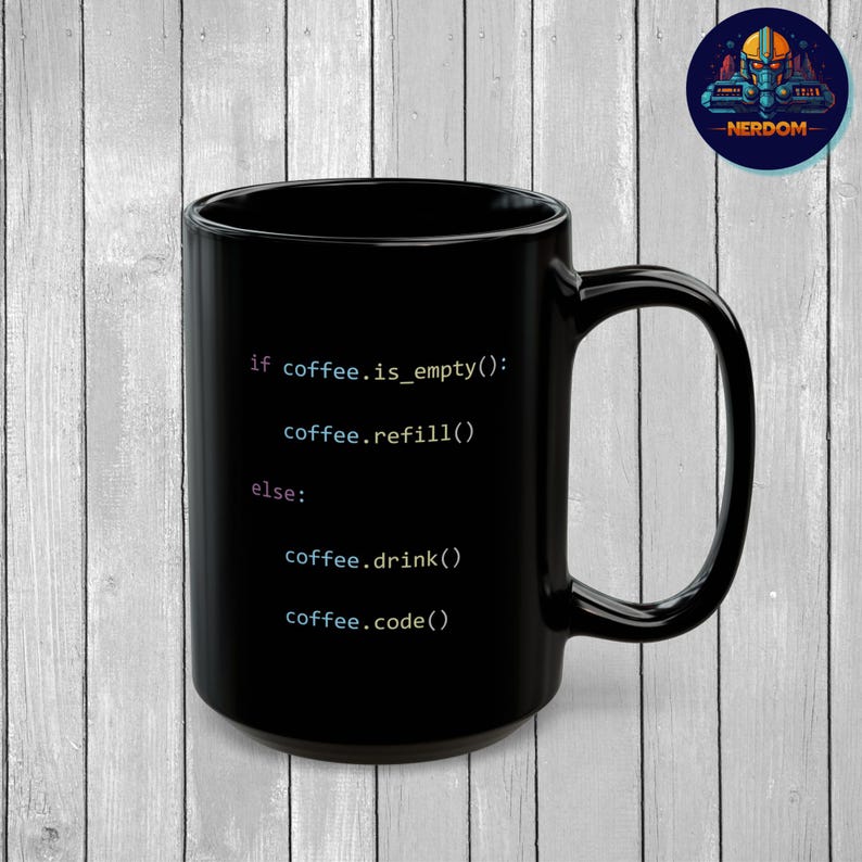 Programmer Mug, Coding Coffee Mug, Programmer Gift, Developer Gift, Python Coding Mug, Computer Science, Coder Gift, Coding Mug, Coffee Cup image 8