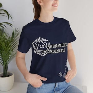 Shenanigans Coordinate Shirt, Dungeons and Dragons Shirt, DND Shirt, 1d20, D20 Shirt, Würfel Shirt, Nerd Shirt, DND Shirt