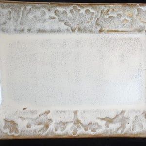 Rustic Elegant Running Rabbit Serving Platter, Artisan Pottery Serving Plate,  Handmade in USA