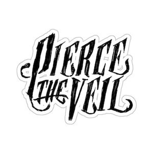 Pierce The Veil Logo Sticker, Pierce The Veil Sticker, Pierce The Veil Logo Decal, Punk Rock Emo Music Decals, Pierce The Veil Merchandise
