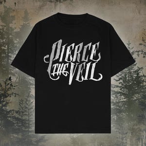 Pierce The Veil Logo T-Shirt, Pierce The Veil Sweatshirt, Pierce The Veil Logo Hoodie, Punk Rock Emo Music Tee, Pierce The Veil Merchandise