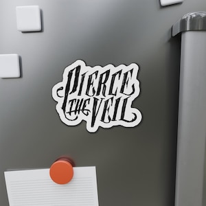 Pierce the Veil Magnet, Emergency Contact, Pierce The Veil Merchandise, Rock Music Lover Gift, Emo Music Gift, Souvenir Keepsake, PTV Logo
