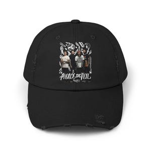 Pierce The Veil Cap, Pierce the Veil Misadventures Album Cover Merch, Pierce The Veil Hat, Pierce The Veil Members 2025 Patch, PTV Hat