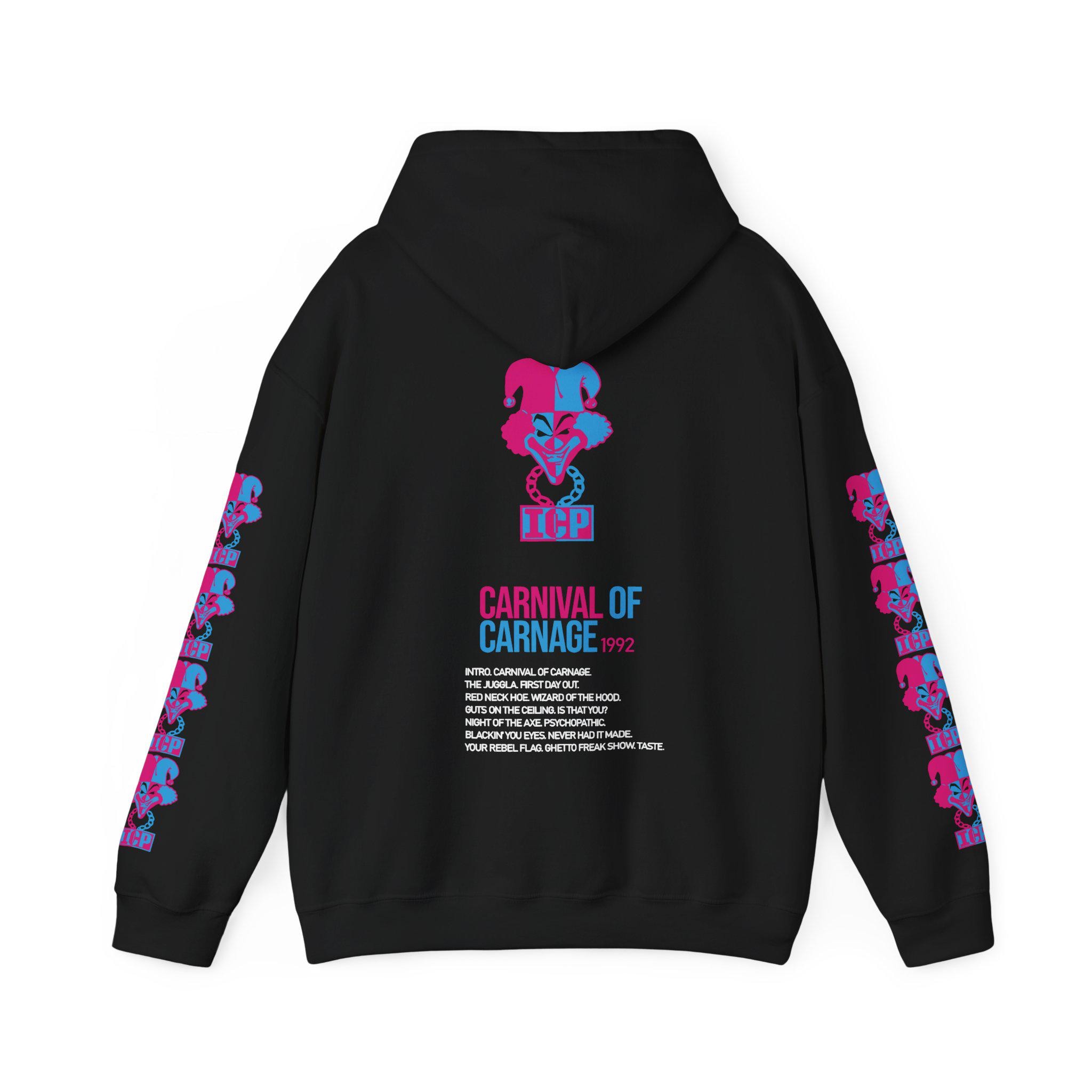★Project G/R x Insane Garage Clown Bike Hoodie★Black★ 프로젝트 G/R x 인세인개러지 클라운 바이크 후드 블랙