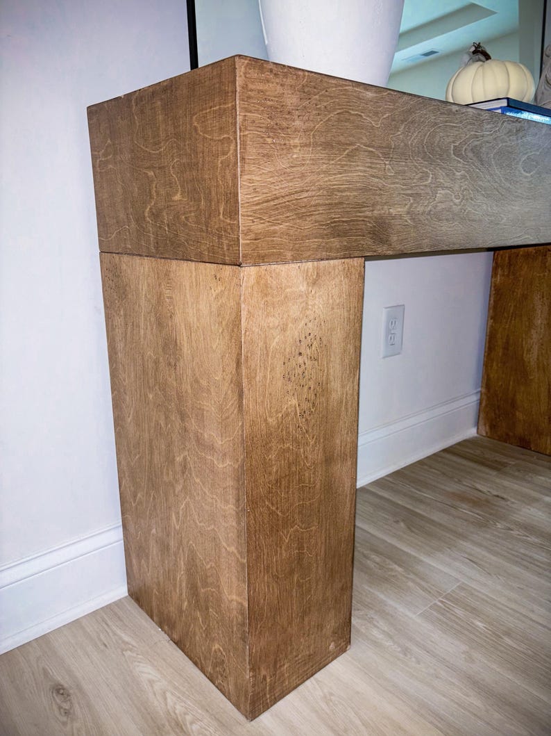 Modern Wooden Console Table | Entryway Table | High End Finish | Rustic ...