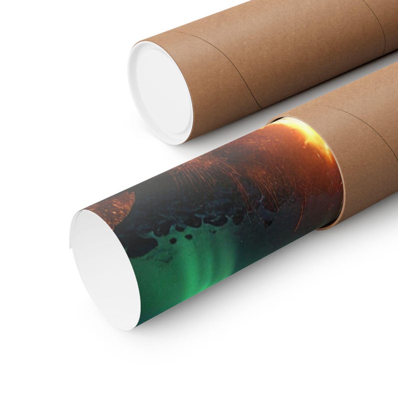 Northern Lights Camping Adventure Wall Art Matte Vertical Posters