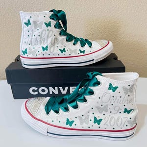 Fifteenth Birthday Converse , Quinceañera Converse Shoes, Personalized Wedding Shoes, Sweet 16 Shoes, Mis XV años