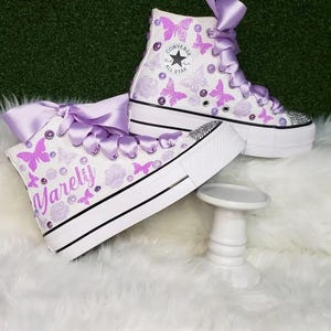 Fifteenth Birthday Converse , Quinceañera Converse Shoes, Personalized Wedding Shoes, Sweet 16 Shoes, Mis XV años
