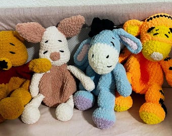 Crochet Hunny Bear & Friends Loveys