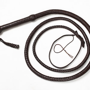 Látigo de cuero de canguro, de 3 a 12 pies de largo, 12 trenzas, látigos personalizados de alta resistencia