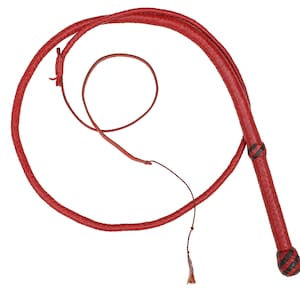 Leather Bullwhip Kangaroo Hide Leather 3 Feet to 12 Feet Long Bullwhip 12 Plaits Heavy Duty Custom Whips