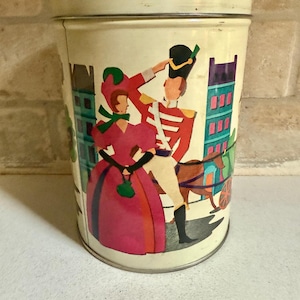 Vintage 1960s Mackintosh&#39;s Quality Street Tin - Retro Sweet or Biscuit Storage
