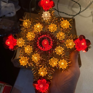 Vintage Bethlehem Star Tree Topper By Liberty Bell Christmas