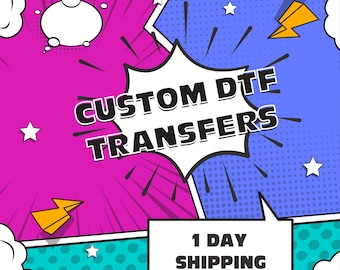 Hot Peel DTF Transfer: Full Color Image Transfer, Gang Sheet