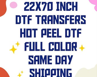 DTF Transfer: Full Color Heat Transfer, Custom Gang Sheet