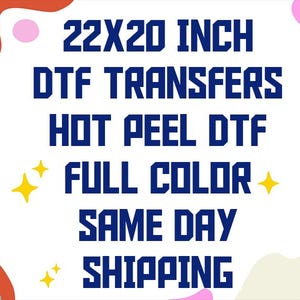 Custom DTF Transfer: Full Color Heat Transfer, Gang Sheet