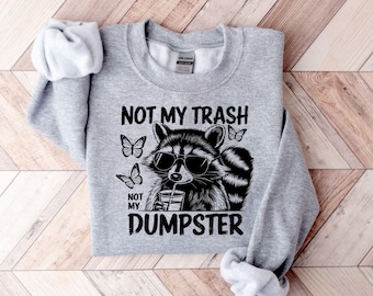 Trash Panda Tee, Funny Raccoon Graphic | 100% Organic Cotton | Unisex S-XL
