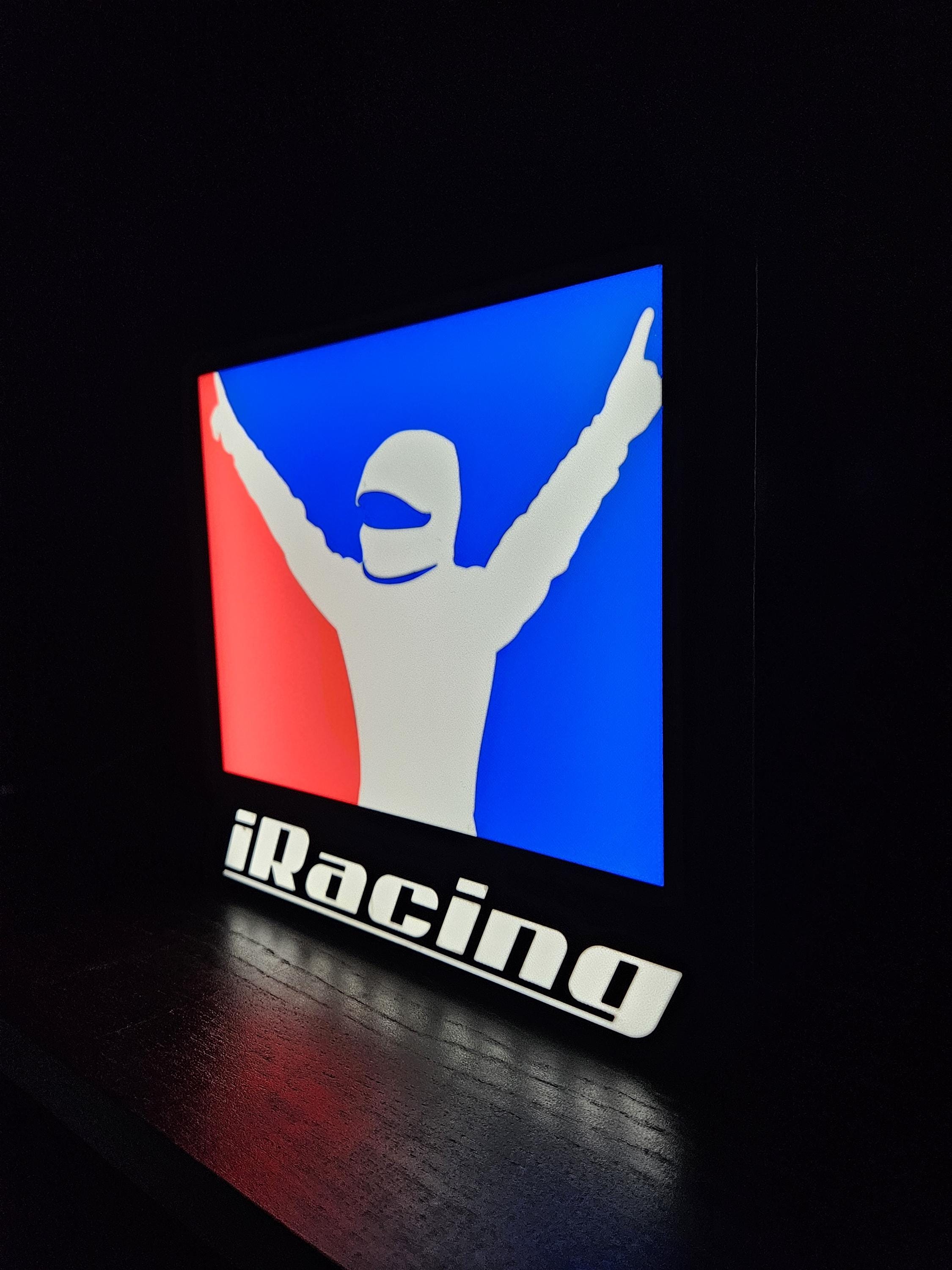 Vp Racing Led Sign Iracing Illuminated LED Sign, Lightbox - Etsy