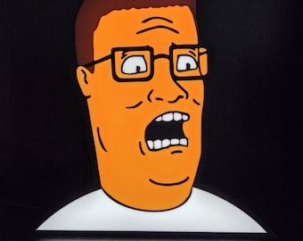 Hank Hill LED Sign Lightbox