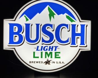 Busch Light Lime LED Sign Lightbox