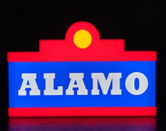 Alamo LED Sign Lightbox