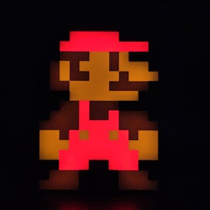 Mario NES LED Sign Lightbox