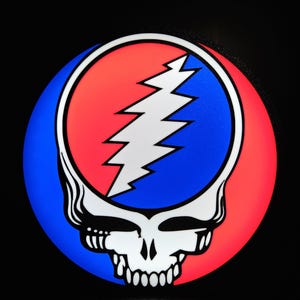 Grateful Dead Steal Your Face, Stealie Illuminated LED Sign