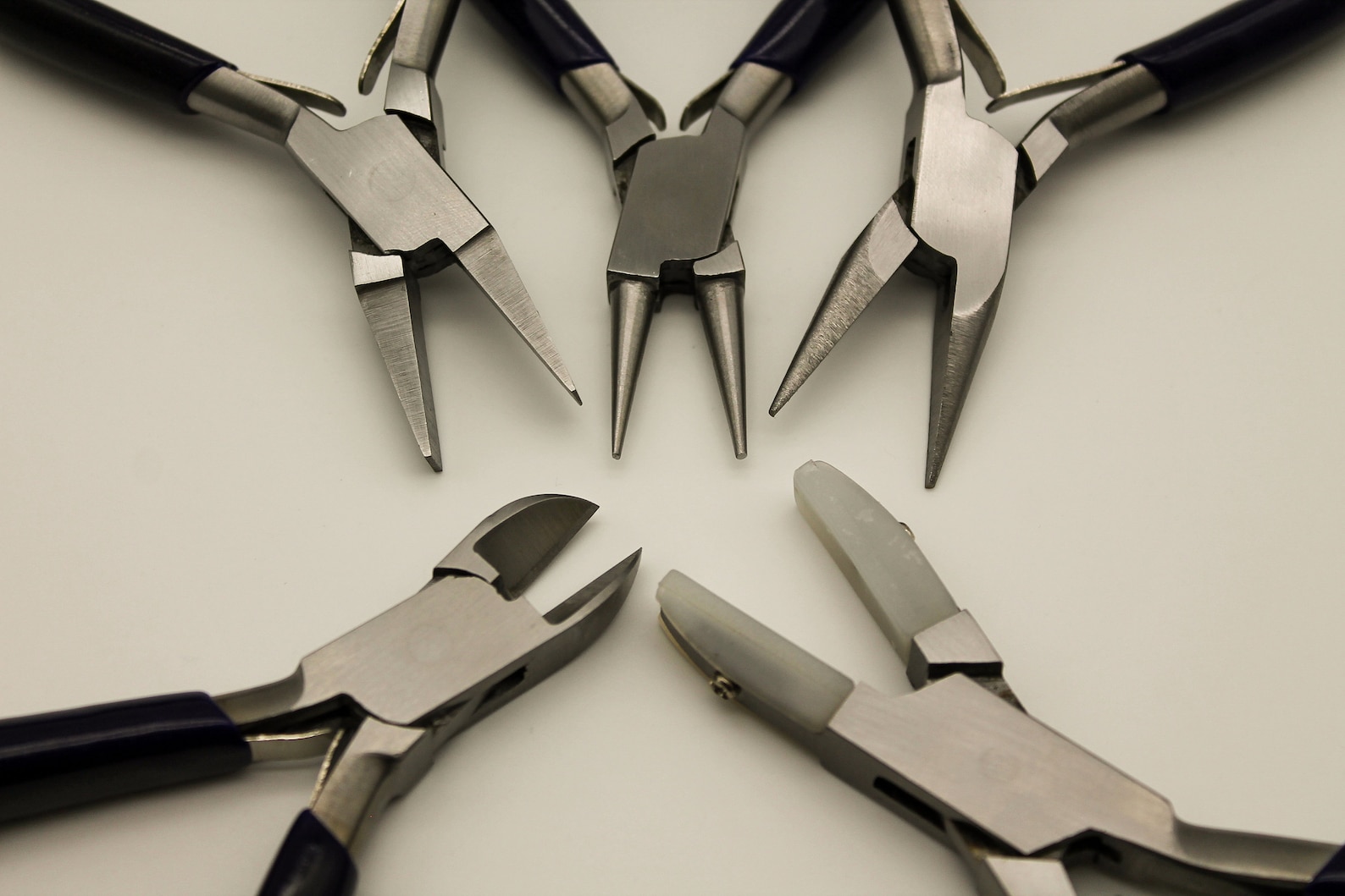 Jewelry Making Pliers set of 5 Wire cutters Round Nose Etsy