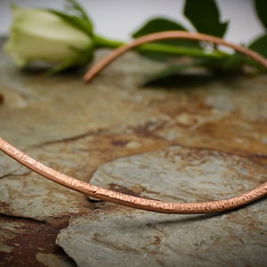 Neck Torc - Textured Copper, Celtic and Viking Torq or Torque - small