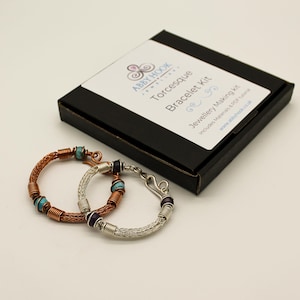 Torcesque Bracelet Materials and Tutorial Kit - Wire jewelry
