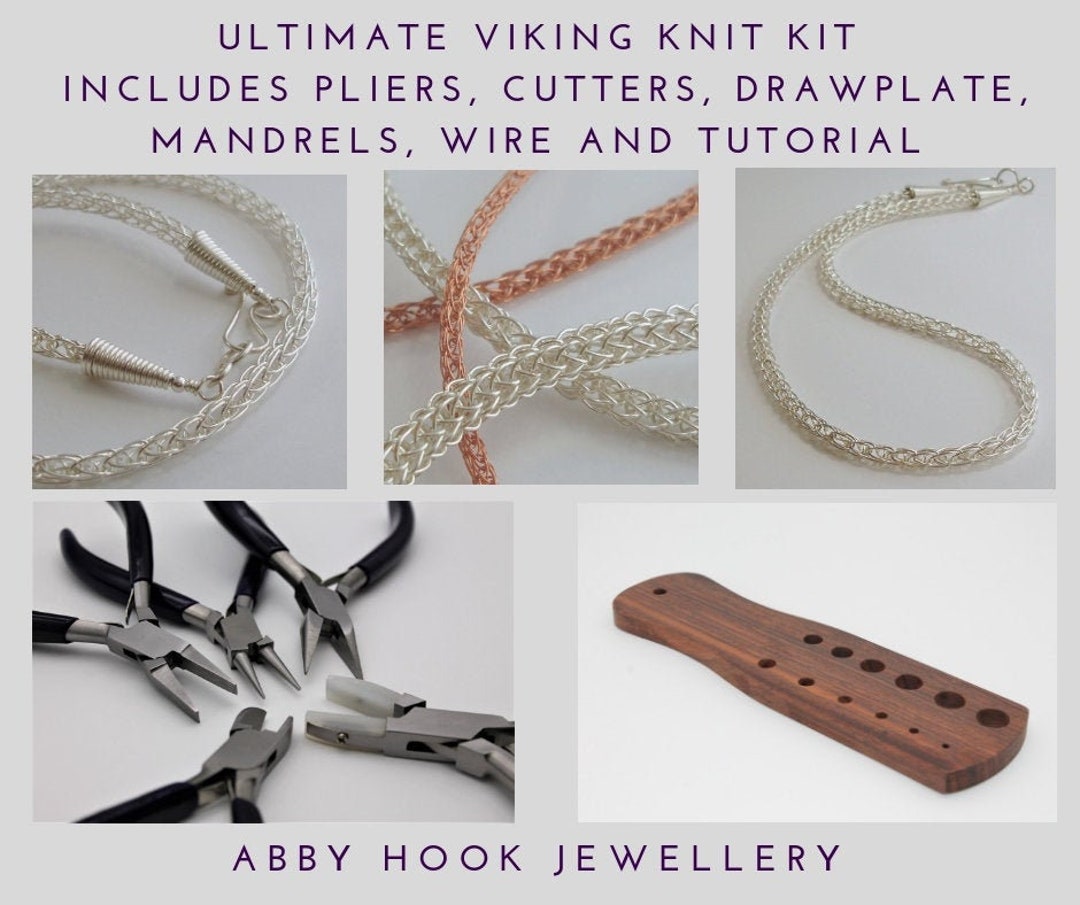Ultimate Viking Knit Kit - Includes 4 Pairs of Pliers, Wire