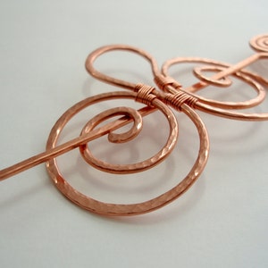 Hair Barrette or Shawl pin Materials and tutorial Kit Wire jewelry Hair Clip kit image 3