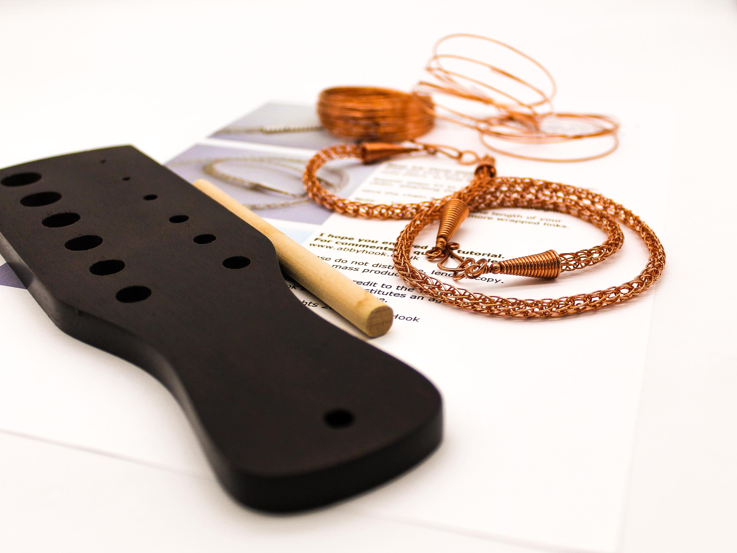 Viking Knit Chain Kit - Includes Drawplate, Mandrels, Wire and