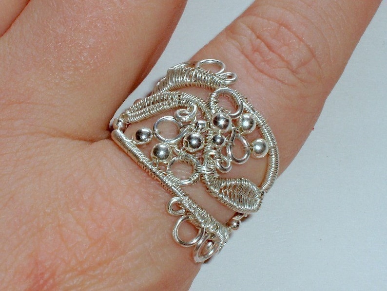 Learn to Make Wire Jewelry Filigree Inspired Ring Wire Etsy