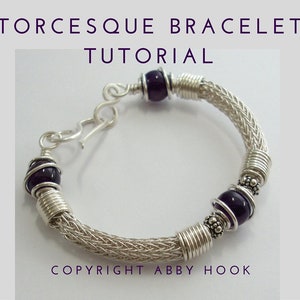 Viking knit Tutorial Bundle, Wire Jewelry Tutorials, includes 4 lessons, PDF File instant download image 3